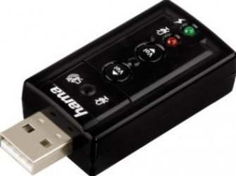 Placa de sunet Hama 7.1 Surround USB 