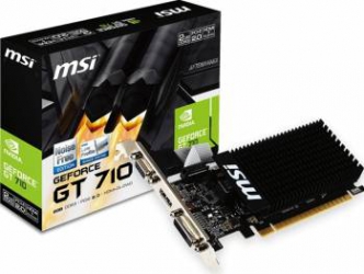 Placa video MSI GeForce GT 710 2GB DDR3 LP 64Bit 