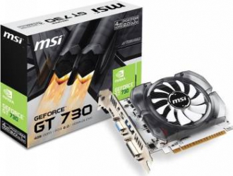 Placa video MSI NVIDIA GeForce GT 730 4GB DDR3 128Bit V2