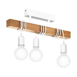 Plafoniera EGLO Townshend 33166 3xE27 Stejar deschis 