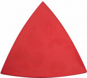Platou RAKI triunghi melamina 47 5x47 5x1cm rosu 