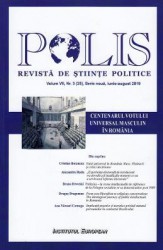 Polis Vol.7 Nr.3 25 . Serie noua. Iunie-august 2019. Revista de stiinte politice 
