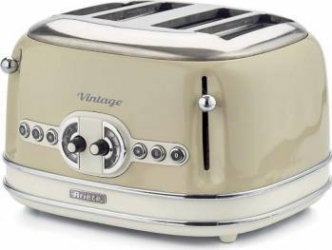 Prajitor de paine Ariete 0156CR Vintage 1600W 4 felii Bej 
