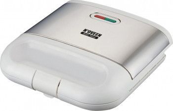 Sandwich maker Noveen SM451 800W placi ceramice Alb 