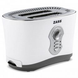 Prajitor de paine Zass ZST 05 2 felii 800 W Decongelare Reincalzire Alb 