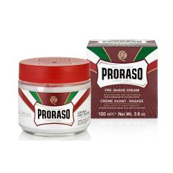 Pre Shave Cream Proraso cu unt de shea si ulei de santal 100 ml