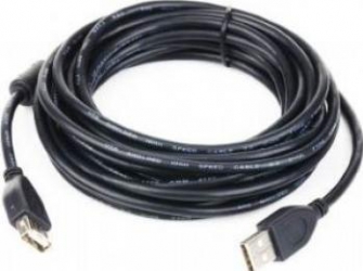 Prelungire CABLU Gembird USB 2.0 4.5m Miez Ferita 