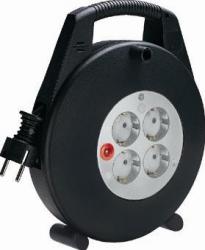 Prelungitor Brennenstuhl Rola 4 prize 10 m Negru 