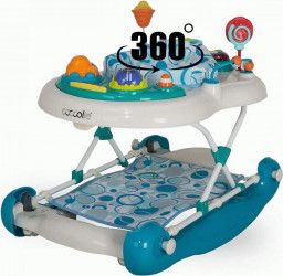 Premergator cu balansoar Coccolle Inizio Albastru 