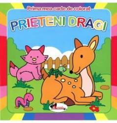 Prima mea carte de colorat - Prieteni Dragi 