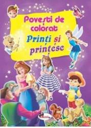 Printi si printese - Povesti de colorat 