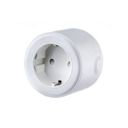 Priza inteligenta RedSun RS-M6 Wi-Fi rotunda EU Control de pe telefonul mobil Alb 