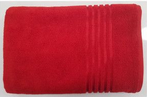 Prosop de baie Belda din Bumbac 50 x 90 cm Rosu
