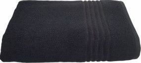Prosop de baie Belda din Bumbac 70 x 140 cm Negru