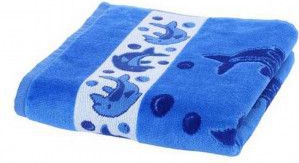 Prosop de baie Dolphin Bumbac 100 70 x 140 cm Albastru 