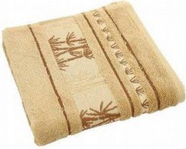 Prosop de baie Nepal Bumbac si Bambus amestec 50 x 90 cm Maro 