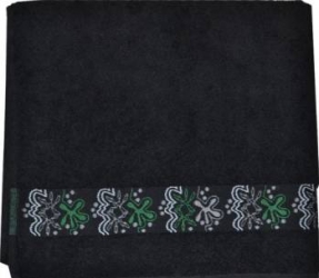 Prosop Mally Maura 70 x 140 cm Negru 