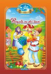 Punguta cu doi bani - Carte de colorat cu povesti. Invat sa citesc 