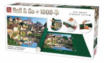 Puzzle 1000 piese + covoras Franta - Burgundia 