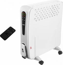 Radiator electric cu convectie Zass ZCR 02 putere 2000W incalzire prin convectie 3 trepte panou digital LED telecomanda 