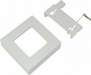 Rama PNI 1212C alba patrata pentru spot LED PNI CLight 1212 