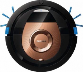 Robot de aspirare Philips SmartPro Compact FC877601 0.3L 3 trepte 4 moduri curatare Profil subtire Functie programare
