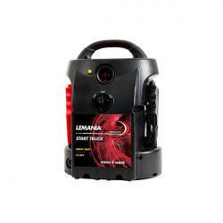 Robot de pornire Heavy Duty Lemania Energy 12/24V 2x 22Ah 5000/2500 maxA 2x baterii AGM clesti XL din cupru industrial izolatie 