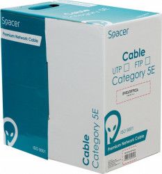 Rola Cablu FTP Spacer SP-RCAT5FTPCCA Cat5e 305m Cupru-Aluminiu
