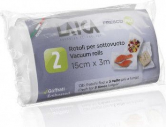 Role pentru vidarea alimentelor Laica VT3514 15x300 cm 2 role