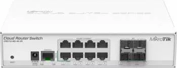 Router MikroTik CRS112-8G-4S-IN, 128MB RAM, Gigabit LAN, PoE