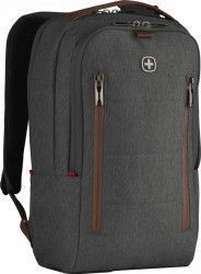 Rucsac Wenger City Upgrade 16 Laptop Backpack w Cross Body Day Bag Gri 