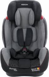 Scaun auto Georgia cu Isofix si Top Tether Gri KidsCare 
