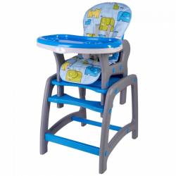 Scaun de masa multifunctional albastru Kidscare 