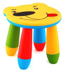 Scaun URSULET pentru copii MN014320 culoare galbena 