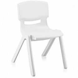 Scaunel copii after school DJAMBO 34x42x58cm ALB