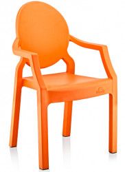 Scaunel gradinita PIGLET cu brate pentru copii ORANGE 