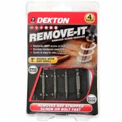 Set 4 extractoare de suruburi Dekton DT65924 