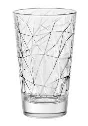 Set 6 ahare inalte din sticla temperata VIDIVIL colectia DOLOMOTI 420ml 