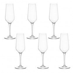 Set 6 pahare pentru sampanie 230ml BORMIOLI ELECTRA 