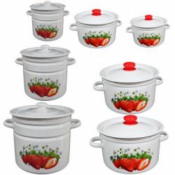 Set 7 oale emailate KLUBNIKA 2L 3L 4 5L 5 5L 7L 9L 12L