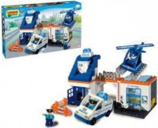 Set constructie Statie Politie 80 piese 