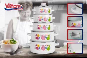 SET GATIT 10 PIESE EMAILAT FABIANA 