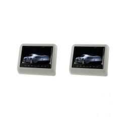 Set monitoare DVD-uri tetiere Gri 