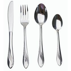 Set tacamuri 24 piese otel inoxidabil Argintiu 