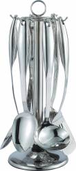 Set ustensile bucatarie din inox 7 piese - Zokura 