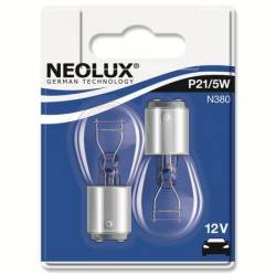 Set 2 Becuri auto auxiliare cu halogen Neolux P215W 12V 5W 