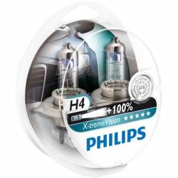 Set 2 Becuri auto far halogen Philips H7 Xtreme Vision 100 12V 55W 