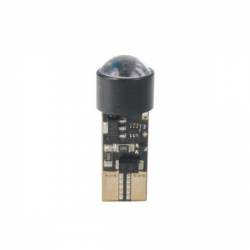 Set 2 bucati Bec M-Tech LED W5W CAMBUS 1xHP 12V alb PLATINUM 