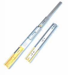 Set 2 glisiere pe bile cu amortizare si extragere totala 500 mm