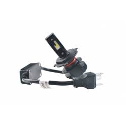 Set 2 LED M-Tech auto H4 5700K cu racire activa 48W 